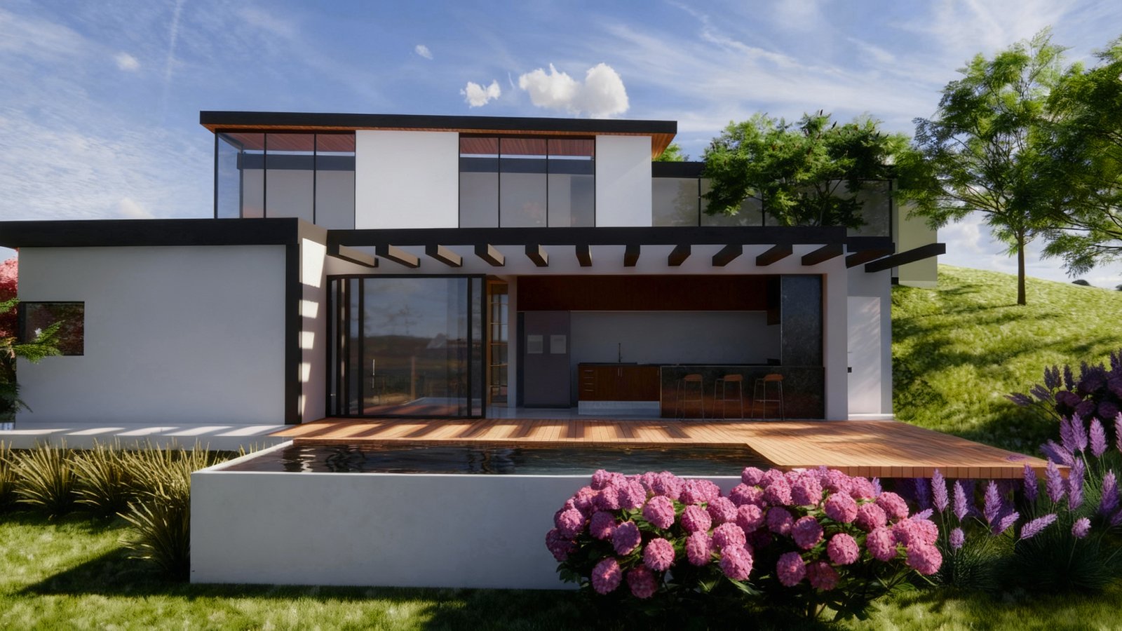 Casa Terrâe — fachada, gourmet e piscina 3
