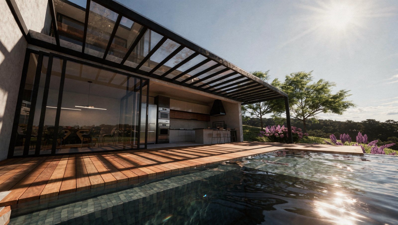 Casa Terrâe — fachada, gourmet e piscina 4