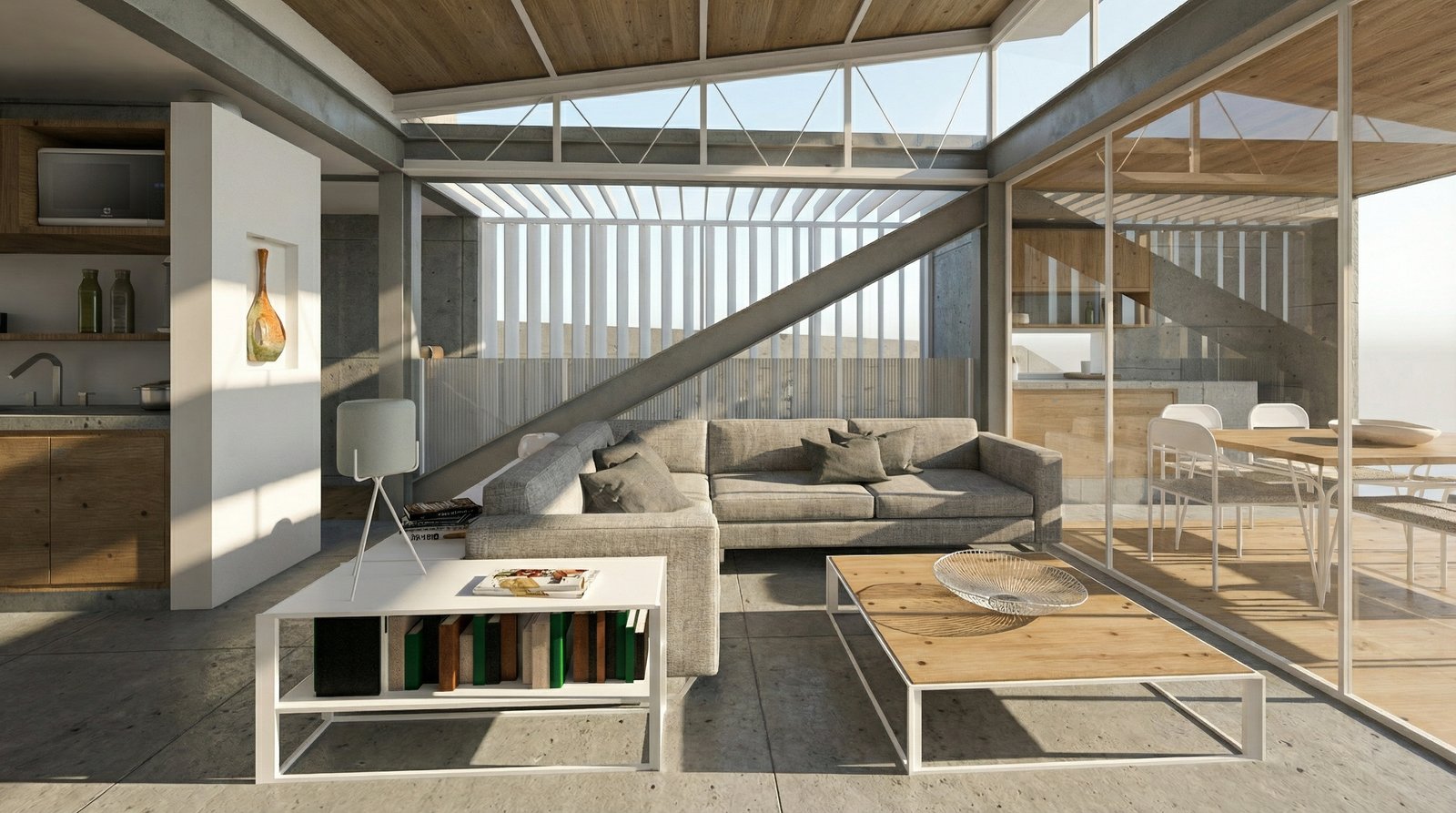 Casa Vista — sala e cozinha integradas 3