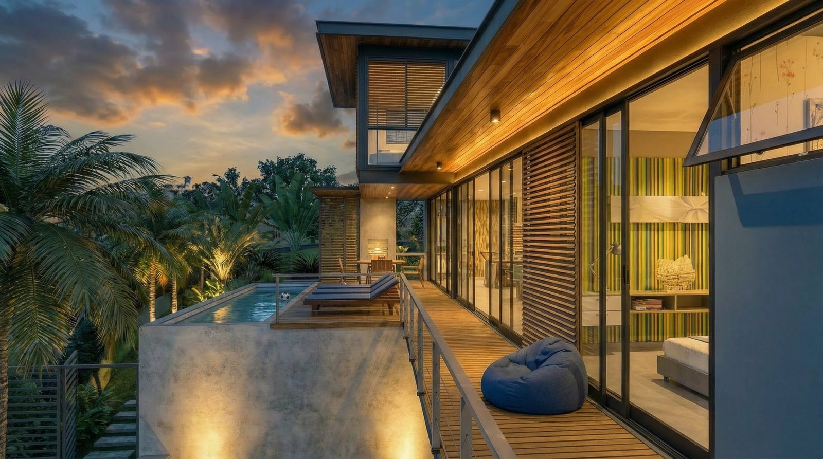 Casa Horizon — aplicação Habitação do sistema construtivo industrializado FlexCubic