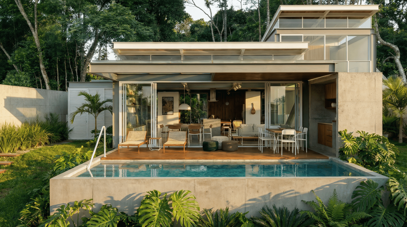 Casa Vista — fachada e áreas de lazer 8