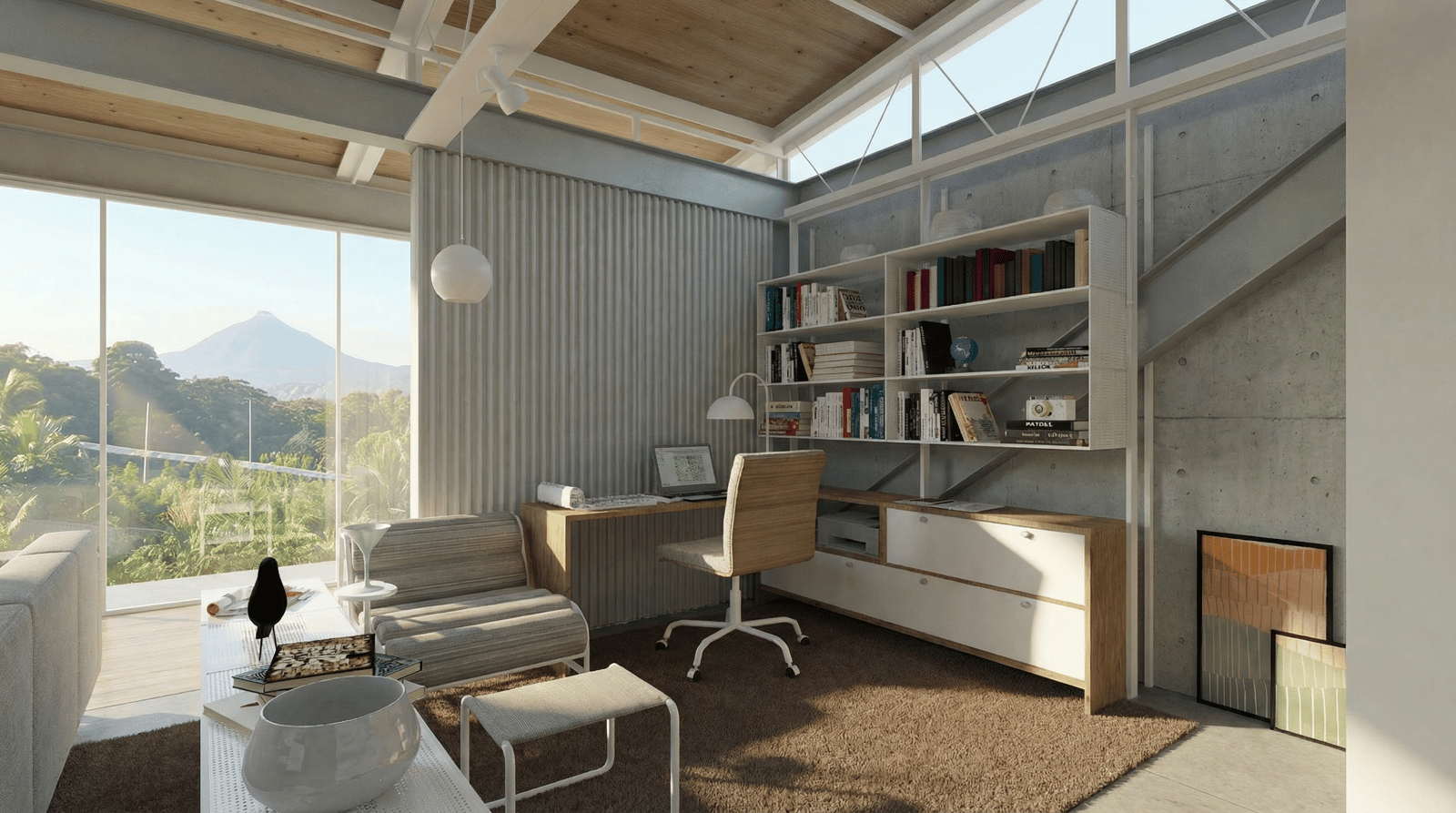 Casa Vista — sala e cozinha integradas 6