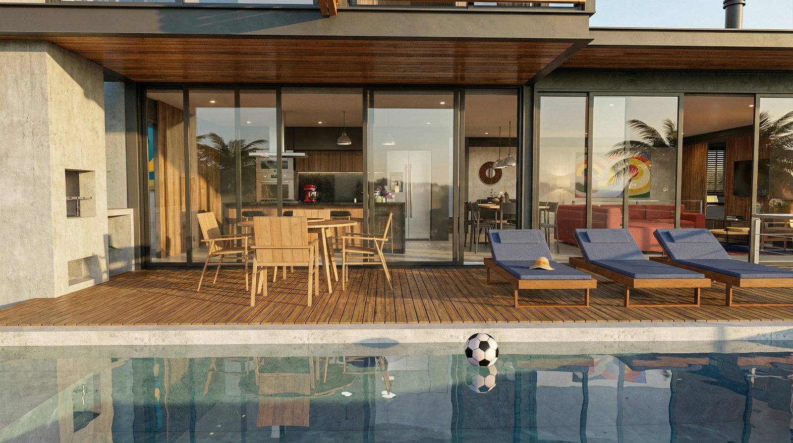 Casa Horizon — área externa, gourmet e piscina 7