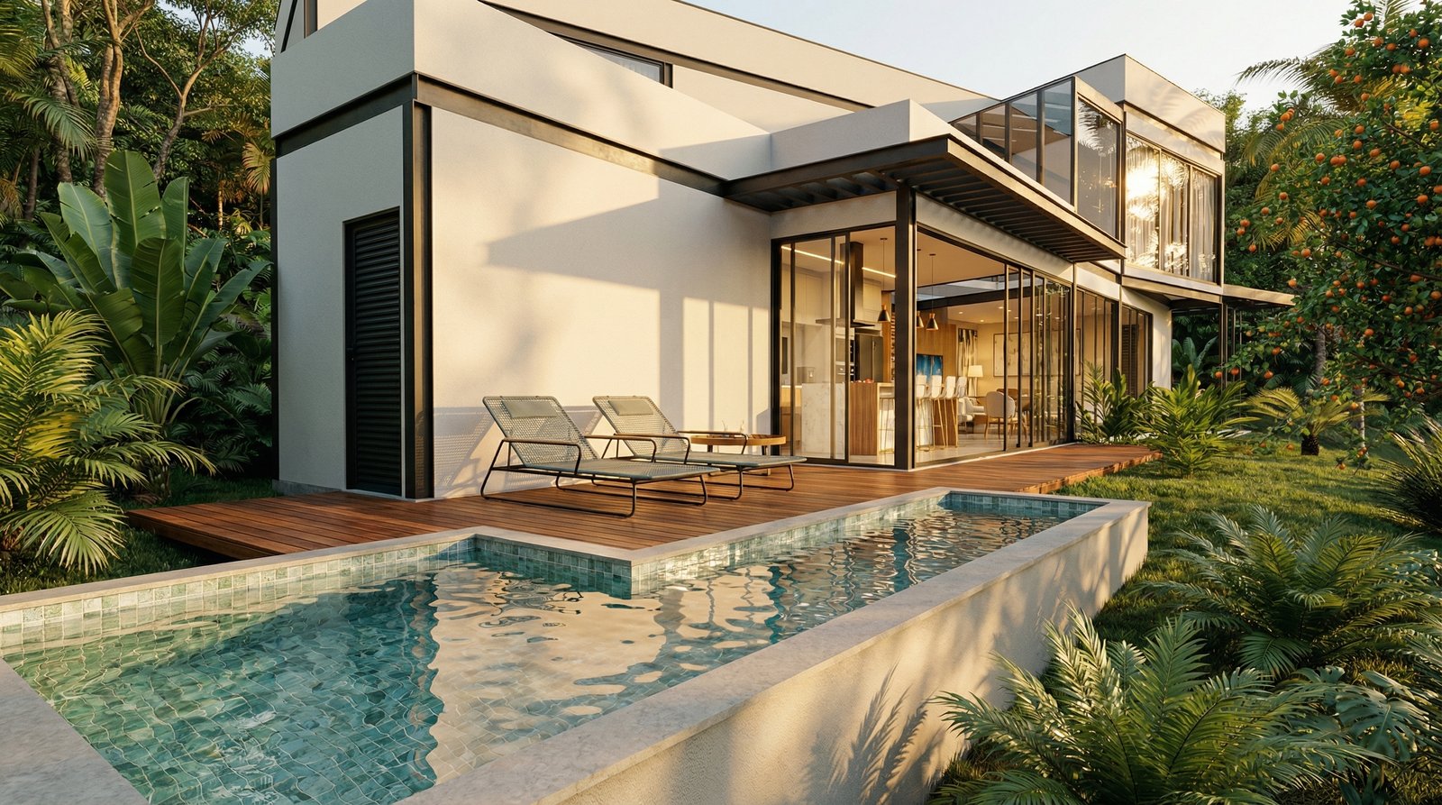 Casa Arbor — fachada, varanda e piscina 4