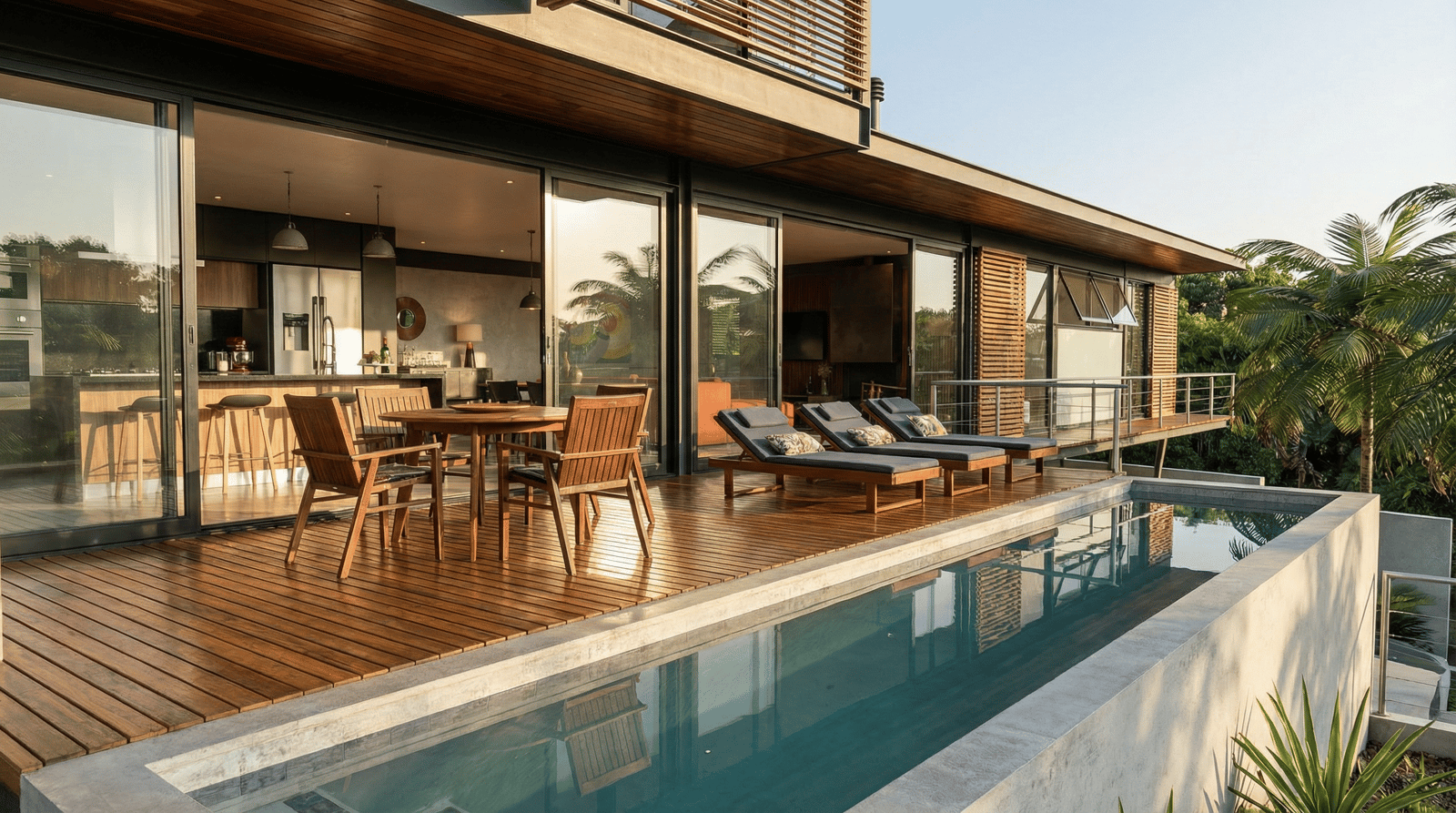 Casa Horizon — área externa, gourmet e piscina 9