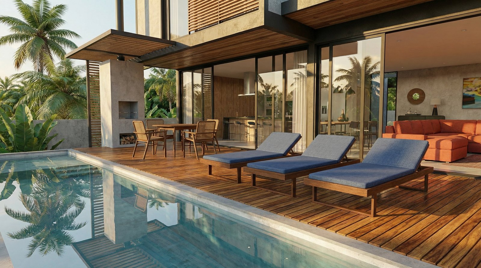 Casa Horizon — área externa, gourmet e piscina 3