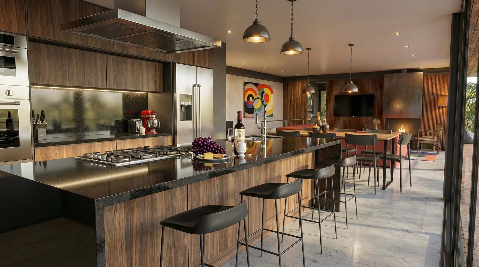 Casa Horizon — área externa, gourmet e piscina 8