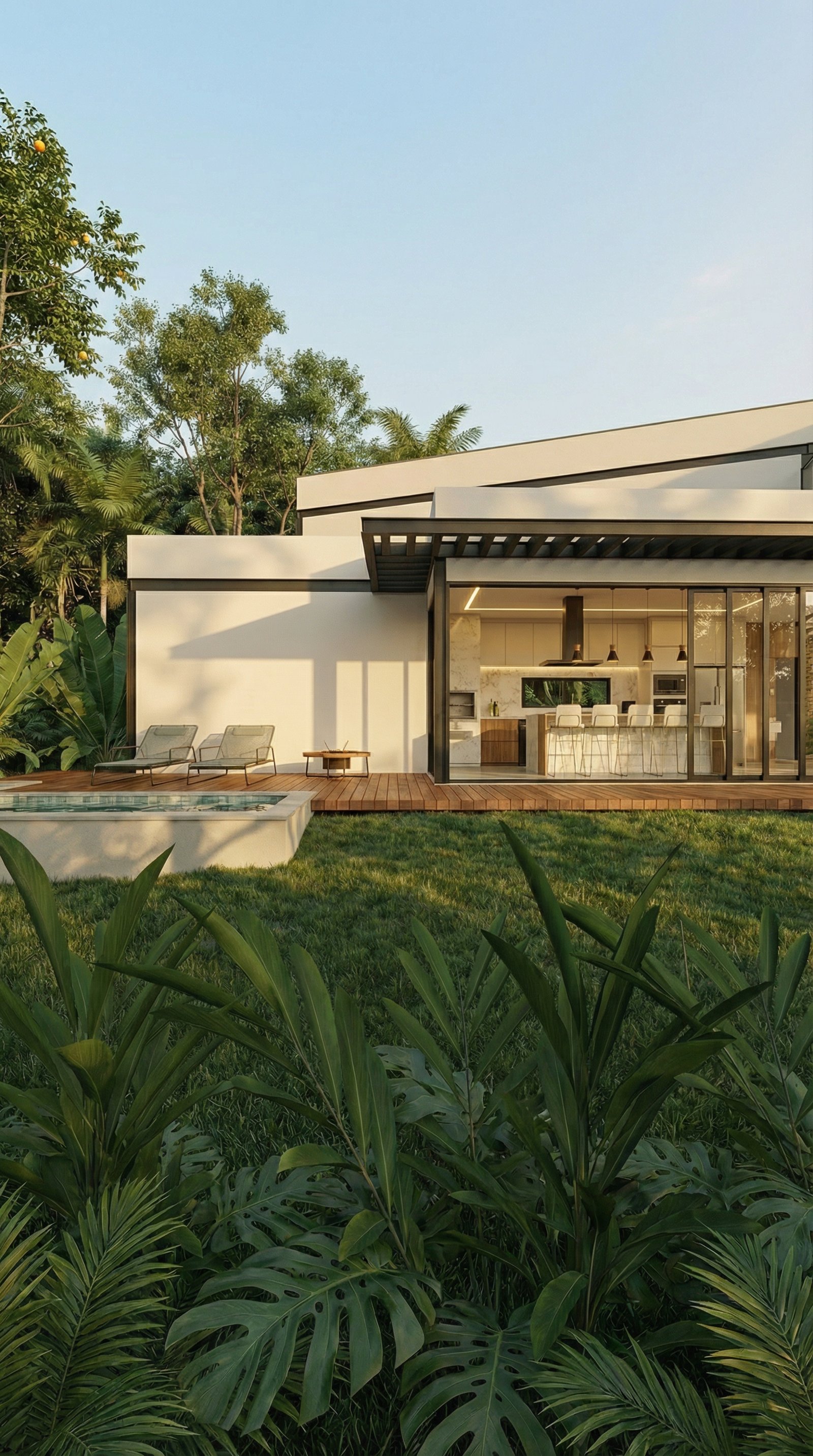 Casa Arbor — fachada, varanda e piscina 2